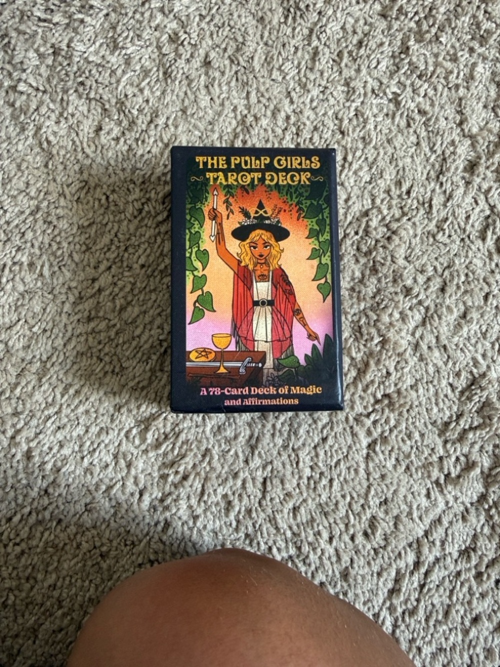 The Pulp Girls Tarot Deck - Colorful Illustrated Box